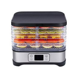 Dyhf - Machine de déshydrateur de nourriture 250 w - 5 plateaux empilable pour légume et fruit eu