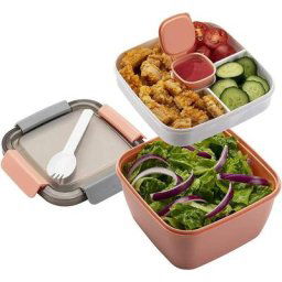 1.1L-Lunch Box aveccompartiment de Subdivision,Boite Repas Adultes/Enfants,Bento Lunch Box