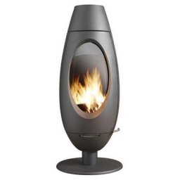 Poêle à bois fonte 10kw anthracite Invicta 6149-44 - anthracite