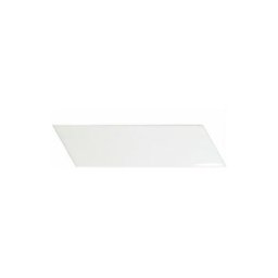 Chevron Wall blanc brillant ou mate 18,6x5,2 cm - 0.5m² Version: white right/droit brillant 23358