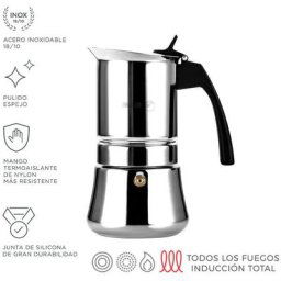 Cafetière Italienne Fagor Acier inoxydable 18/10 Chrome (10 Tasses)