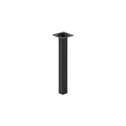 Hafele - Pied carré en acier de table Häfele - Hauteur 150 mm - mat