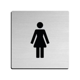 Plaque signalétique adhésive - Modèle : Femme Itar Vendu à l'unité