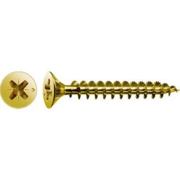 Spax - Lot de 300 vis acier tęte cylindrique bombée pozidriv Diam.4 mm x L.45 mm