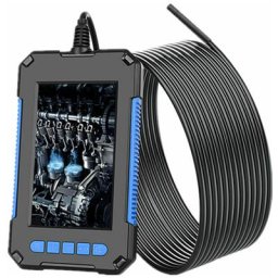 Endoscope industriel, caméra d'inspection numérique hd 1080p, écran de 4,3, caméra serpent étanche