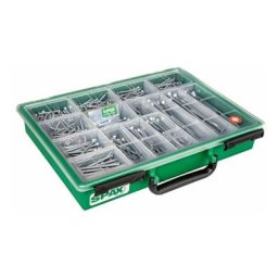 SPAX Assortiment caissons grand, Kit de vis avec X dimensions, 387 unités, Tête fraisée, T-STAR
