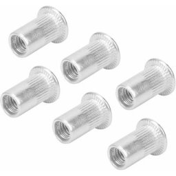 100 M5 Pièces Écrous à Rivets, Kit D'assortiment D'écrous à Rivets Aveugles, Insert Fileté à Tête
