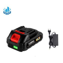 Batterie 128vf, batterie de remplacement rechargeable au lithium-ion avec indicateur led pour