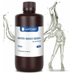 Anycubic - Résine Lavable à l'Eau + pour Imprimante 3D Résine lcd à uv 405 nm, Haute Précision et