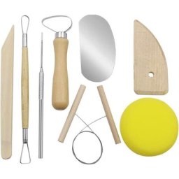 8 Pcs Outils Kit Poterie, Poterie Terre Poterie Outil Sculpture, Outil de Poterie Sculpture Argile