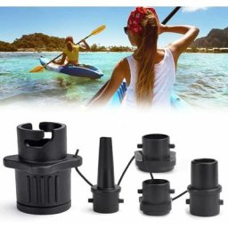 Ensemble d'adaptateurs de gonflage 4 pièces Adaptateur de pompe pour kayak Adaptateur de valve