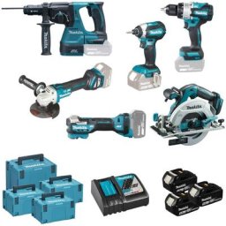 Combo Kit Makita DLX6126JX1 18V 5 Ah
