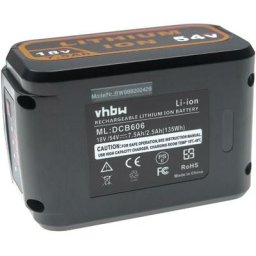 Batterie remplacement pour DeWalt DCB546, DCB547, DCB548, FlexVolt pour outil électrique (7500 mAh,