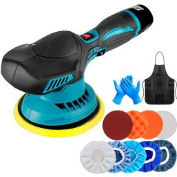 Polisseuse sans fil 12V 6000RPM 6 vitesses réglable meuleuse électrique Kit de polissage