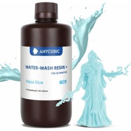 Anycubic - Résine Lavable à l'Eau + pour Imprimante 3D Résine lcd à uv 405 nm, Haute Précision et