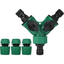 Connecteur de Raccord Tuyau D'arrosage, Embout Tuyau Arrosage, Séparateur de Tuyau en y, Adaptateur