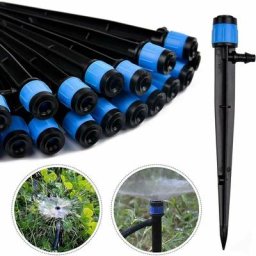 50pcs Micro-asperseur D'irrigation Goutte à Goutte,360 Degrés 8 Trous d'eau Flux Irrigation