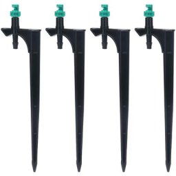 Goutteur d'irrigation, buse de brumisation abs Durable réglable Facile à Installer 20 pièces/Sac