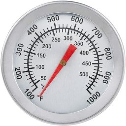 Thermomètre pour Barbecue, Thermomètre de Four en Acier Inoxydable Max 500°C/1000°F Affichage
