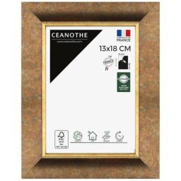 Cadre Photo Bronze 13x18 cm et 18x13 cm - Convient au A6 et Carte Postale – Cadre pour photo 13x18