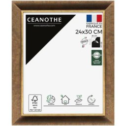 Cadre Photo Bronze 24x30 cm et 30x24 cm - Convient au A4 – Cadre pour photo 24x30 cm - Cadre Photo