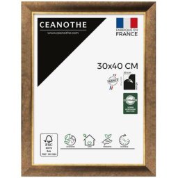Cadre Photo Bronze 30x40 cm et 40x30 cm - Convient au A4 – Cadre pour photo 30x40 cm - Cadre Photo