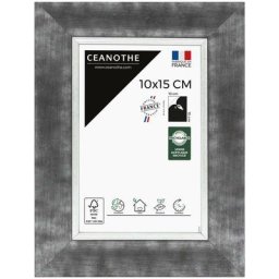 Cadre Photo Acier 10x15 cm et 15x10 cm - Convient au A6 et Carte Postale – Cadre pour photo 10x15
