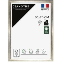 Cadre Photo Argent 50x70 cm et 70x50 cm - Convient au A2 – Cadre pour photo 50x70 cm - Cadre Photo
