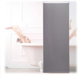 Store de Baignoire, 60x240 cm, Rideau de Douche Hydrofuge, Plafond & fenêtre, Pare-Bain, Salle de