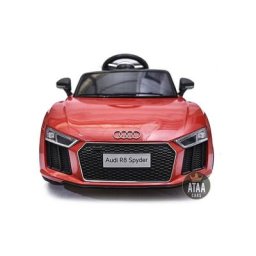 Ataa - Audi R8 Spyder licence pour enfants et filles: Rouge - Rouge