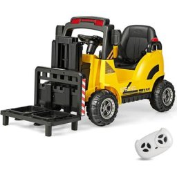 DREAMADE Voiture Électrique 12V Enfant 3-7 Ans avec Télécommande Véhicule de Chariot Élévateur avec