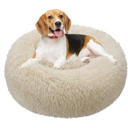 Corbeille et panier pour chien Panier Rond Chien Coussin Chat Panier Donut, Panier Chien Lit pour