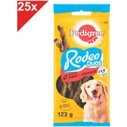 Rodeo Duos Récompenses boeuf & fromage 175 Friandises pour chien 25x7 - Pedigree