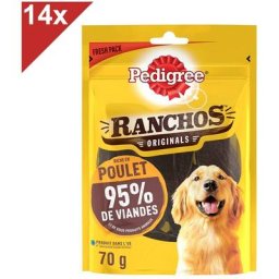 Ranchos Récompenses riche en poulet pour chien (14x70g) - Pedigree