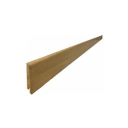Plinthe Plaqu'e chˆne huil' aspect bois brut 15x80x2400mm - Blanchi
