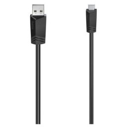 Hama - Câble usb usb 2.0 usb-a mâle, USB-Mini-B mâle 0.75 m noir, argent 00200605