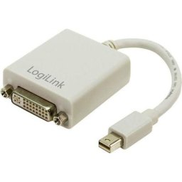 Adaptateur DisplayPort, DVI LogiLink CV0037 [1x Mini port Display mâle - 1x DVI femelle 24+5 pôles]