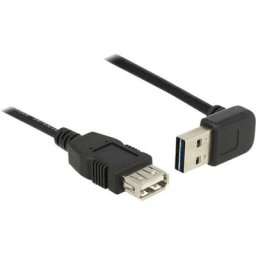 Delock - Câble usb usb 2.0 usb-a mâle, usb-a femelle 1.00 m noir connecteur utilisable des deux