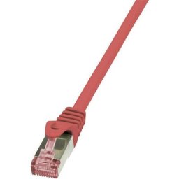 Logilink - Câble réseau RJ45 cat 6 s / ftp 2 connecteurs RJ45 - 5 m - Rouge - CQ2074S - rouge