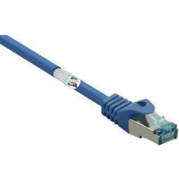 RF-5043920 RJ45 Câble réseau, câble patch cat 6a s/ftp 15.00 m bleu avec cliquet dencastrement,