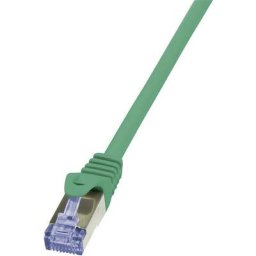 Logilink - Câble réseau RJ45 cat 6A s / ftp 2 connecteurs RJ45 - 5 m - Vert - CQ3075S