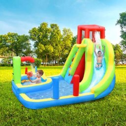 Château et aire de jeux gonflable Château gonflable 6 en 1 pour enfants de 3 à 10 ans, château