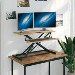 Maisonchic - Bureau de travail réglable | Bureau informatique Table d'ordinateur 90x40x(13-50) cm