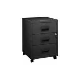Caisson mobile 3 tiroirs - noir - Maxiburo - Noir