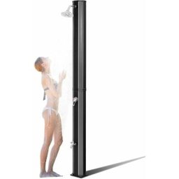 Douche de Jardin 35 l , Douche Solaire Extérieur h 220cm à Energie Solaire, Température de l'Eau