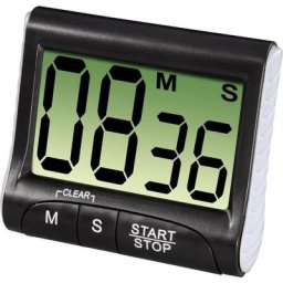 Minuteur de cuisine ''countdown'', numérique, noir Xavax 00095304