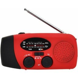 Radio Portable Avec Lampe De Lecture Lampe De Poche Am / Fm Banque De Puissance Meteo Noaa Pour