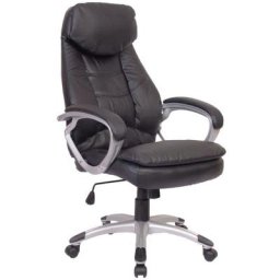 Fauteuil de bureau Cuir Noir Vidaxl Noir