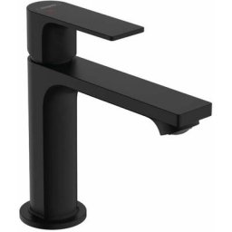 Hansgrohe - Rebris e mitigeur lavabo 110 CoolStart EcoSmart+ avec tirette et vidage noir mat