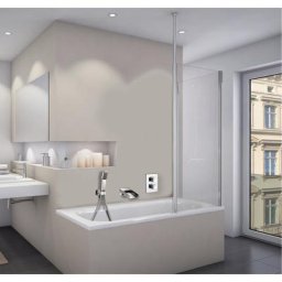 Robinet bain douche avec ensemble de douche Paini Dax Open Fall